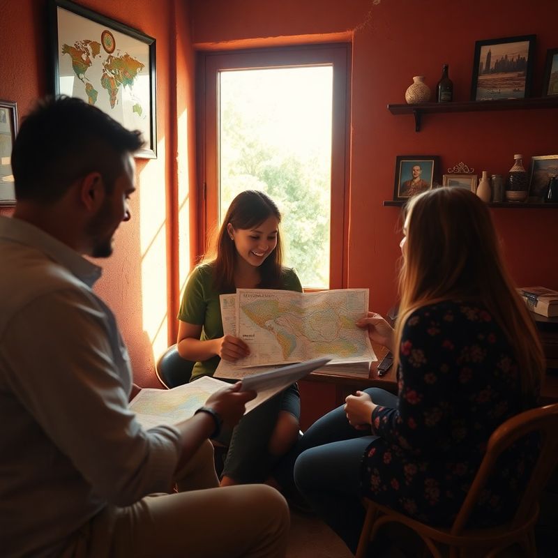 Equipo de Estudio González revisando mapas en la oficina de Cali